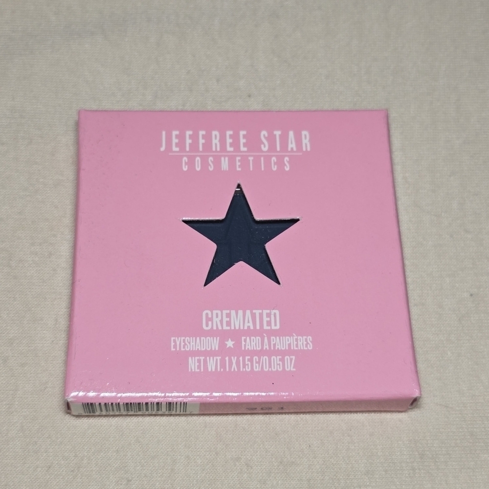 NWT Jeffree Star Eyeshadow Cremated Single Shadow Pan Gothic Smokey Punk Drama